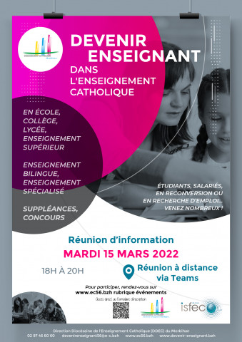 Réunion d'information - Devenir enseignant