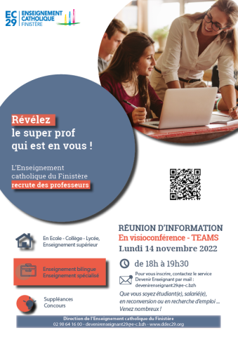 Réunion d'information - Devenir enseignant