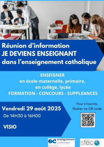 Réunion d'information - Devenir enseignant - 35
