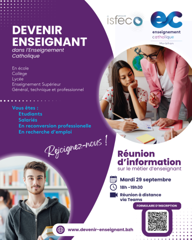RÉUNION D'INFORMATION sur le métier d'enseignent, le concours ou les remplacements
